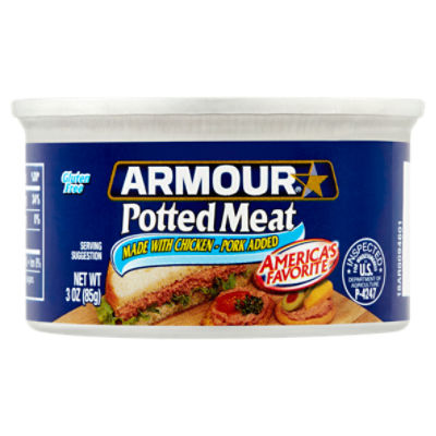 Armour Star Potted Meat, 3 oz, 85 Gram
