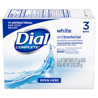 Dial antibacterial best sale soap white