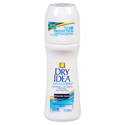 Dry Idea AdvancedDry Powder Fresh Roll-On Antiperspirant & Deodorant, 3 ...