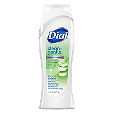 Dial Clean + Gentle Aloe, Body Wash, 16 Fluid ounce