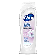 Dial Clean + Gentle Body Wash, Waterlily, 16 Fluid ounce