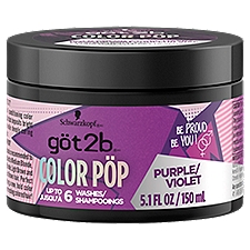 Schwarzkopf göt2b Color Pöp Purple/Violet Intense Color & Care Mask, 5.1 fl oz