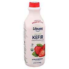 Lifeway Kefir Probiotic Organic Strawberry, 32 Fluid ounce