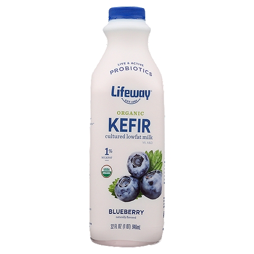 Lifeway Organic Blueberry Kefir, 32 fl oz