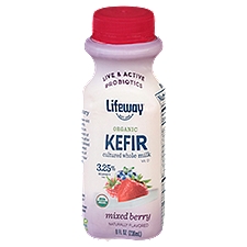 Lifeway Organic Mixed Berry Kefir, 8 fl oz