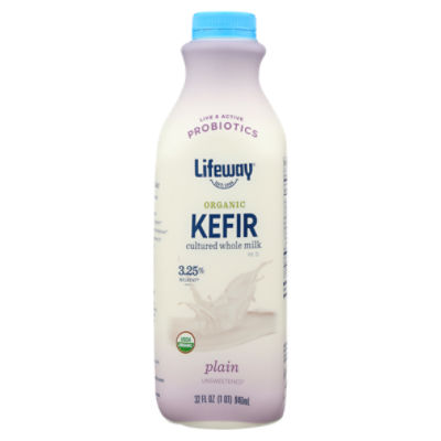 Lifeway Organic Plain Kefir, 32 fl oz