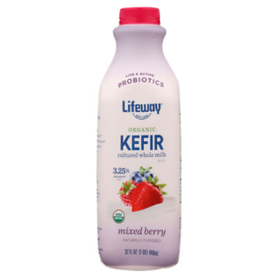 Lifeway Organic Mixed Berry Kefir, 32 fl oz