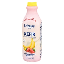 Lifeway Strawberry Banana Kefir, 32 fl oz