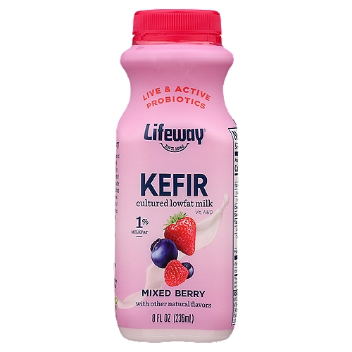 Lifeway Mixed Berry Kefir, 8 fl oz