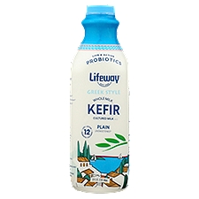 Lifeway Greek Style Plain Whole Milk Kefir Cultured Milk, 32 fl oz