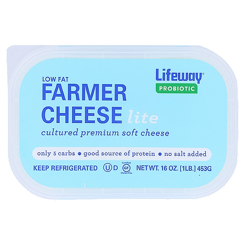 Lifeway Low Fat Lite Farmer Cheese, 16 oz