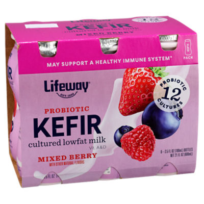 Lifeway Probiotic Kefir Mixed Berry, Cultured Lowfat Milk