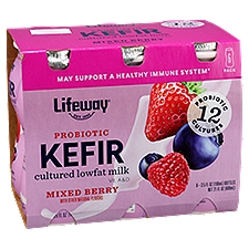 Lifeway Lowfat Milk Probiotic Kefir Mixed Berry, 21 Fluid ounce
