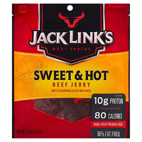 Jack Link's Sweet & Hot Beef Jerky, 2.85 oz