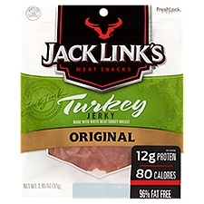 Jack Link's Original Turkey Jerky Meat Snacks, 2.85 oz