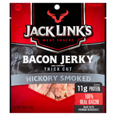 Jack Link's Thick Cut Hickory Smoked Bacon Jerky, 2.5 oz