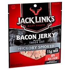 Jack Link's Thick Cut Hickory Smoked, Bacon Jerky, 2.5 Ounce