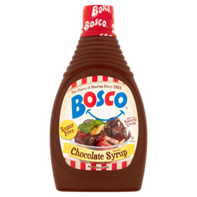 Bosco Sugar Free Chocolate Flavored Syrup, 18 oz
