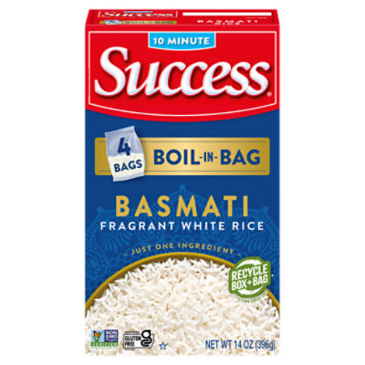 Success Boil-in-Bag White Basmati Rice 14 oz, 14 Ounce