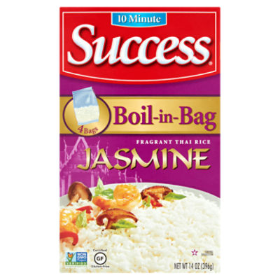 Success Boil-in-Bag Jasmine Rice 14 oz, 396 Gram