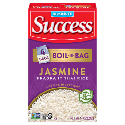 Success Boil-in-Bag Jasmine Rice 14 oz, 396 Gram