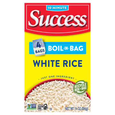 Success Boil-in-Bag White Rice 14 oz