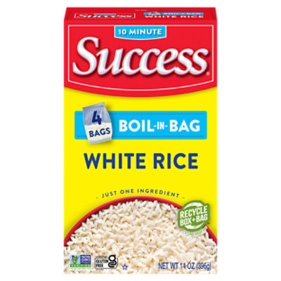 Success Boil-in-Bag White Rice 14 oz, 396 Gram