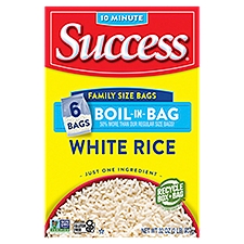 Success Family Size White Rice Boil-in-Bag 6 ea