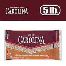 Carolina Whole Grain Brown Rice, Gluten-Free, 5 lb