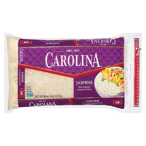 Make your meals stand out from the crowd with Carolina® Jasmine Rice. Choosing authentic ingredients for ethnic dishes ensures a unique experience, and you'll instantly immerse yourself in the mountains of Thailand when Carolina® Jasmine Rice fills your kitchen with its' aromatic fragrance. This rice also pairs wonderfully with different cuisines from around the world - allowing you to follow a recipe or create an original fusion of flavors. Carolina Rice Unites™.