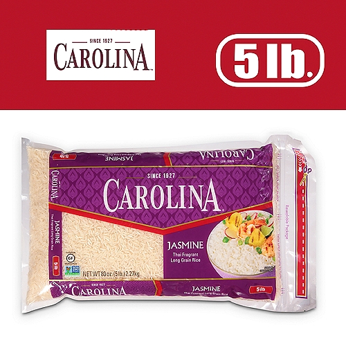 Carolina Thai Jasmine Rice, Gluten-Free, 5 lb