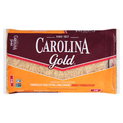 Carolina Gold Enriched Extra Long Grain Parboiled Rice 80 oz