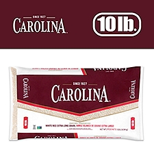Carolina Enriched Extra Long Grain White Rice, Gluten-Free, 10 lb