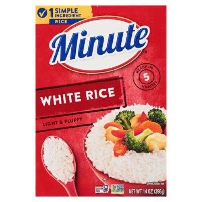 Minute Instant White Rice, Gluten-Free, 14 oz
