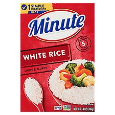 Minute Light & Fluffy White Rice 14 oz