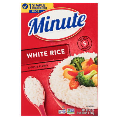 Minute Instant White Rice, Gluten-Free, 42 oz