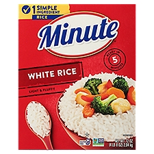 Minute Light & Fluffy White Rice 72 oz, 72 Ounce