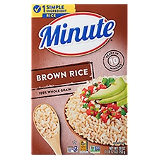 Minute 100% Whole Grain Brown Rice, 28 oz