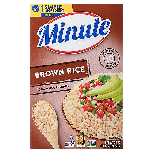 Minute Brown Rice 28 oz
