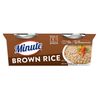 Minute Brown Rice Ready To Serve Microwaveable Cups, 8 Count, Gluten Free,  Whole Grain Rice, 60 Second Microwaveable Cups in the Snacks & Candy  department at