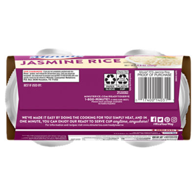 Minute® Ready to Serve Jasmine Rice 2-4.4 oz Cups