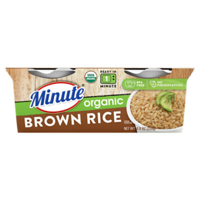 Minute Ready to Serve White Rice, Gluten Free, Non-GMO, No Preservatives,  8.8-Ounce (Pack of 2 BPA-Free Cups) : Packaged Rice Bowls : Grocery &  Gourmet Food 