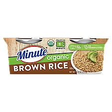 Minute Organic Brown Rice, 8.8 oz
