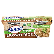 Minute Organic Ready to Serve Brown Rice Cups, Gluten-Free,  8.8 oz, 8.8 Ounce