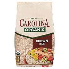 Carolina Organic Brown, Rice, 32 Ounce