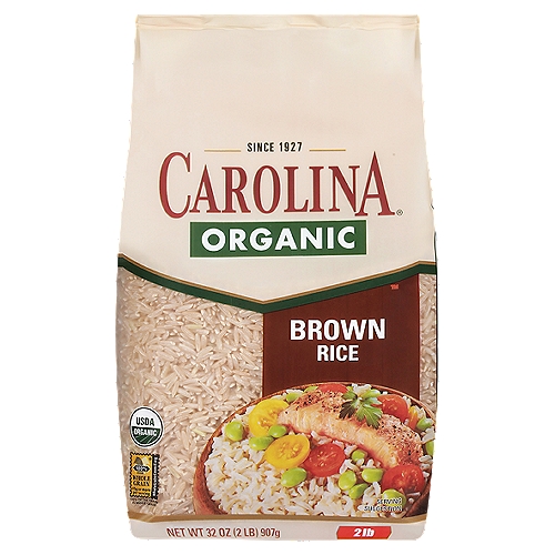 Carolina Organic Brown Rice, 32 oz