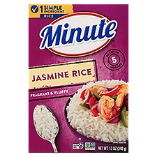 Minute Fragrant & Fluffy Jasmine Rice, Gluten-Free, 12 oz
