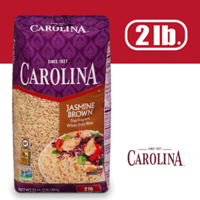 Carolina Whole Grain Jasmine Brown Rice, Gluten-Free, 2 lb