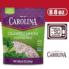 Carolina Ready to Heat Cilantro Limon Jasmine Rice, Gluten-Free, 8.8 oz, 8.8 Ounce