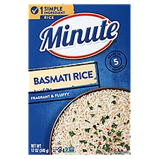 Minute Basmati Rice, 12 oz, 12 Ounce